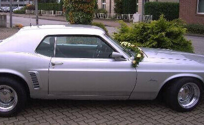 Blumenschmuck Mustang